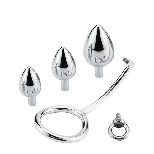 Hook Steel 4663 Set Stainless DiscreetChoice Anal Ring Cock with 0703